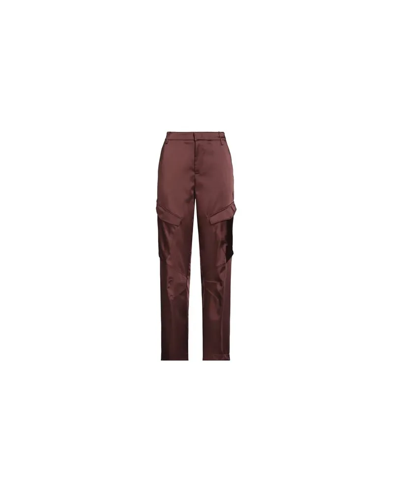 Dondup HOSEN & RÖCKE - Hosenauf YOOX.COM Schokobraun
