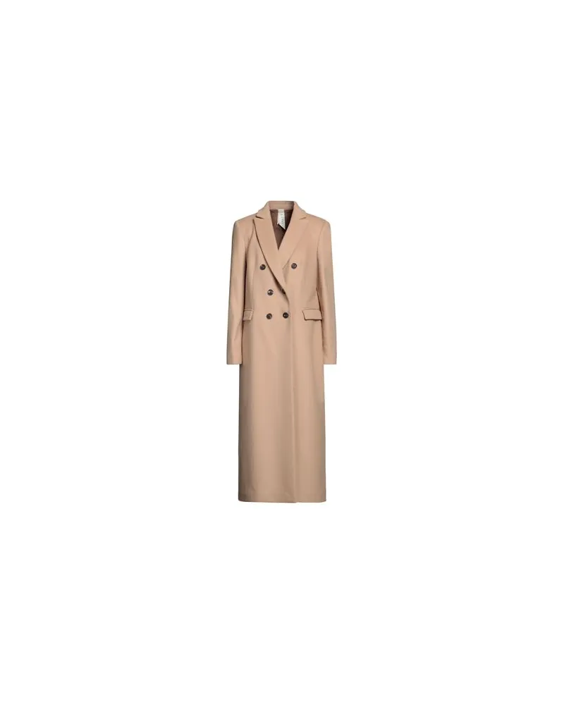 Annie P. JACKEN & MÄNTEL - Mäntelauf YOOX.COM Beige