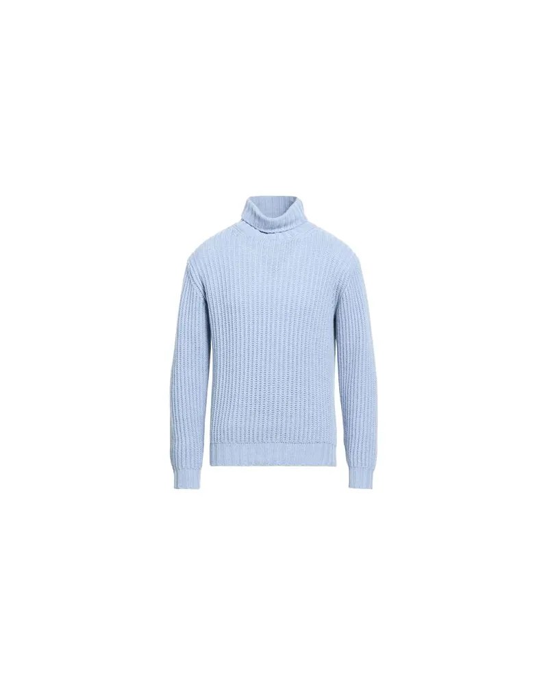 Filippo de Laurentiis STRICKWAREN - Rollkragenpulloverauf YOOX.COM Himmelblau