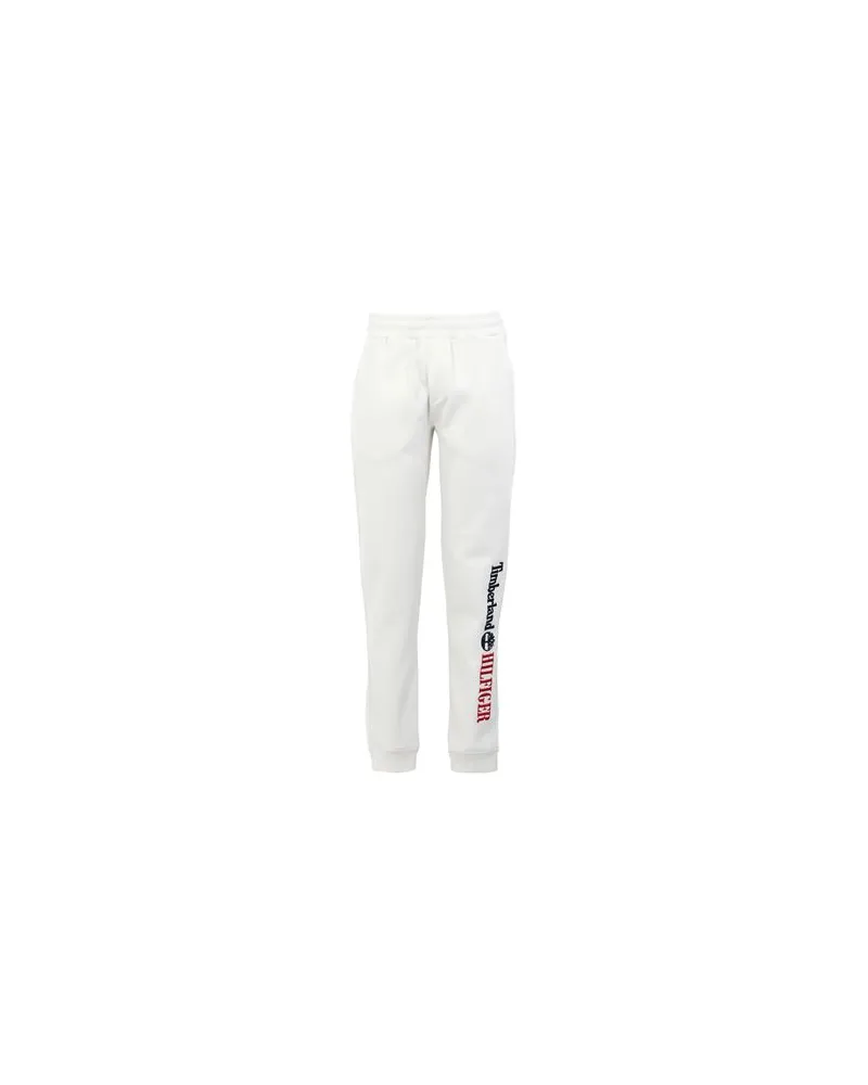 Timberland THXTBL RI LOGO SWEATER  - HOSEN & RÖCKE - Hosenauf YOOX.COM Elfenbein