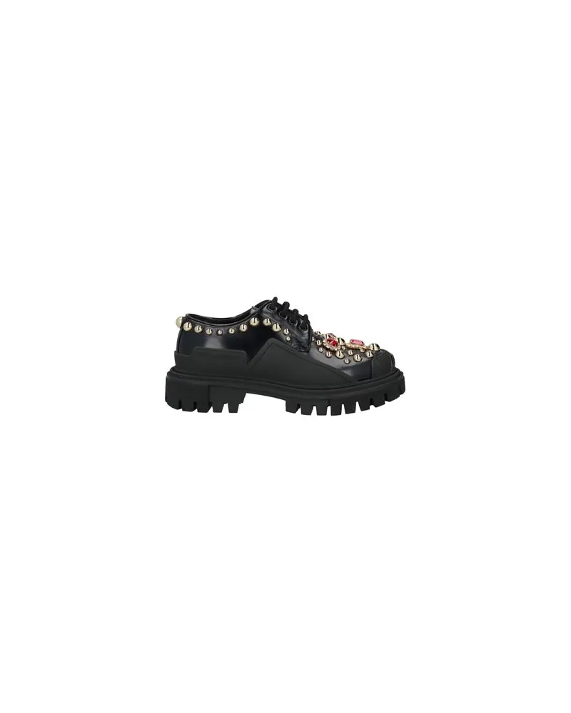 Dolce & Gabbana SCHUHE - Schnürschuheauf YOOX.COM Schwarz