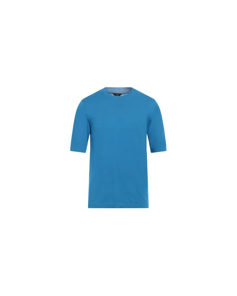 HOSIO STRICKWAREN - Pulloverauf YOOX.COM Azurblau