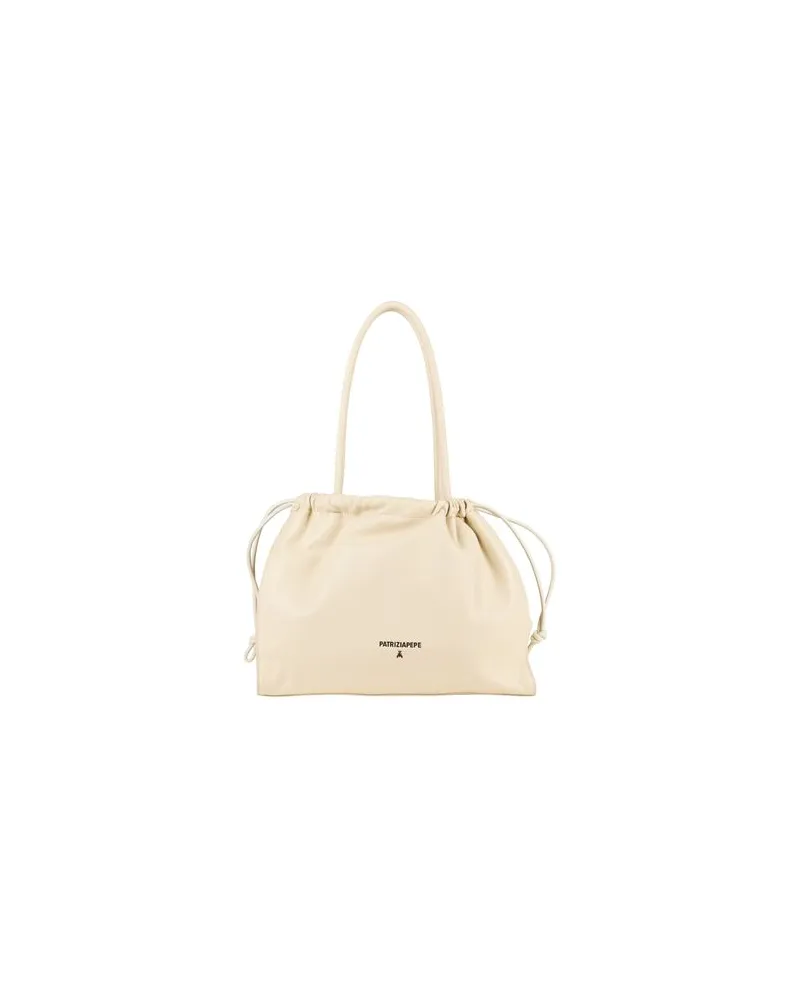 Patrizia Pepe TASCHEN - Schultertaschenauf YOOX.COM Cremeweiß