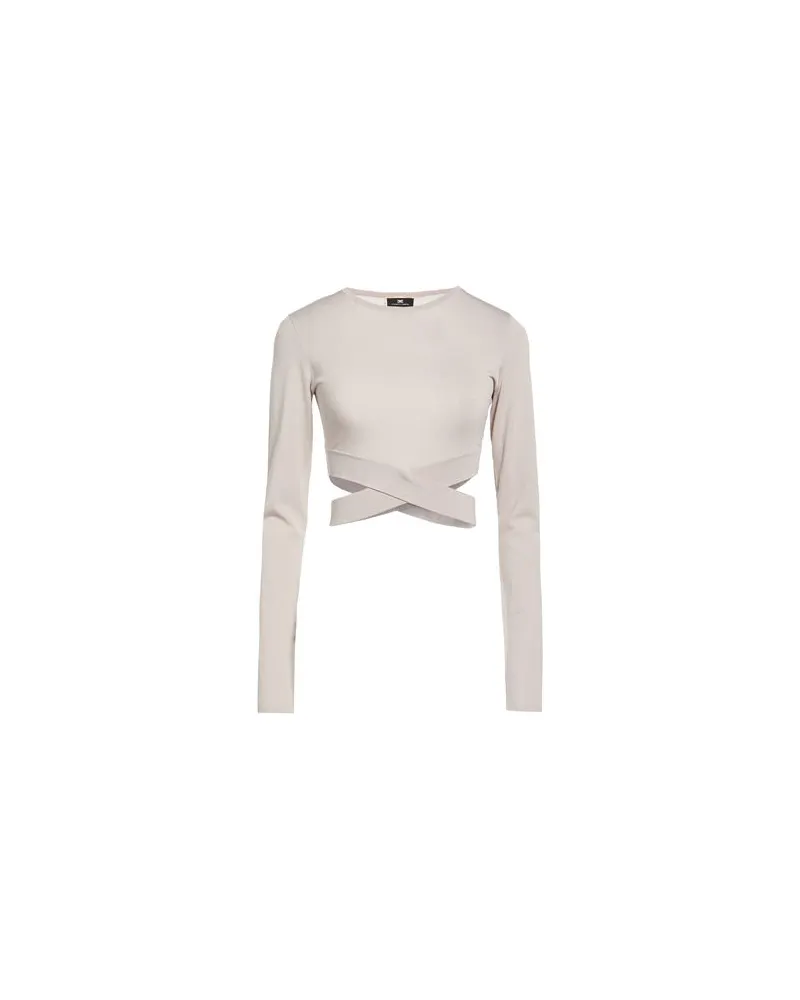 Elisabetta Franchi STRICKWAREN - Pulloverauf YOOX.COM Hellgrau