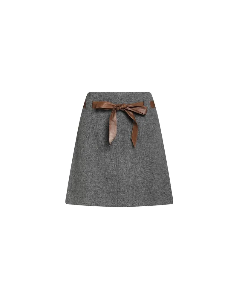Brunello Cucinelli HOSEN & RÖCKE - Miniröckeauf YOOX.COM Grau