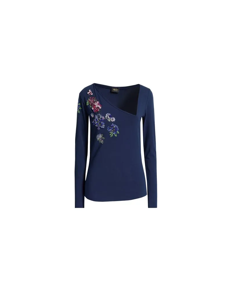Liu Jo TOPS - T-shirtsauf YOOX.COM Marineblau