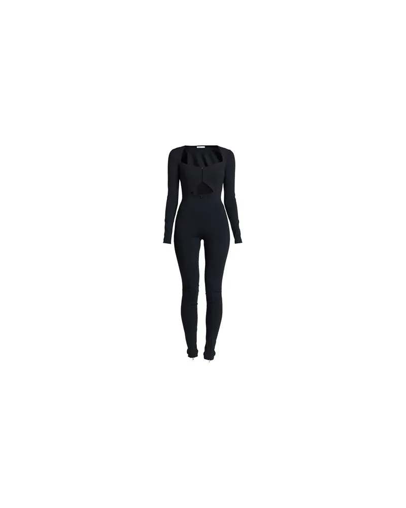 Patrizia Pepe OVERALLS - Jumpsuitsauf YOOX.COM Schwarz