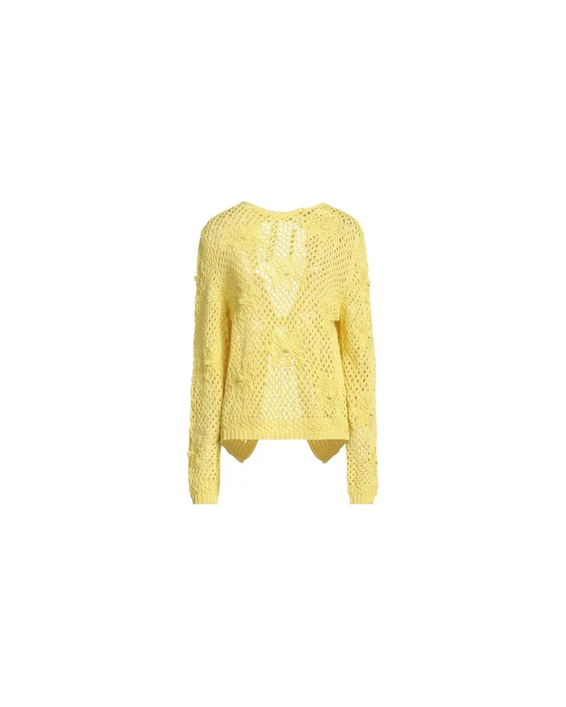 Semicouture STRICKWAREN - Strickjackenauf YOOX.COM Gelb