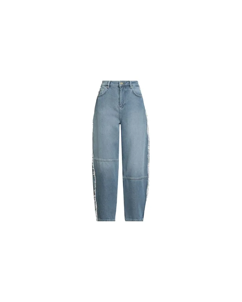Ganni HOSEN & RÖCKE - Jeanshosenauf YOOX.COM Blau