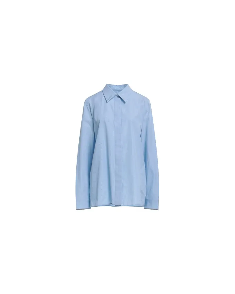 Jil Sander TOPS - Hemdenauf YOOX.COM Hellblau