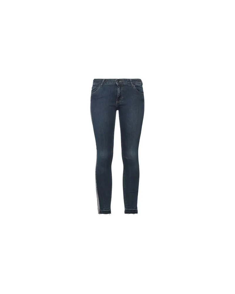 KONTATTO HOSEN & RÖCKE - Jeanshosenauf YOOX.COM Blau