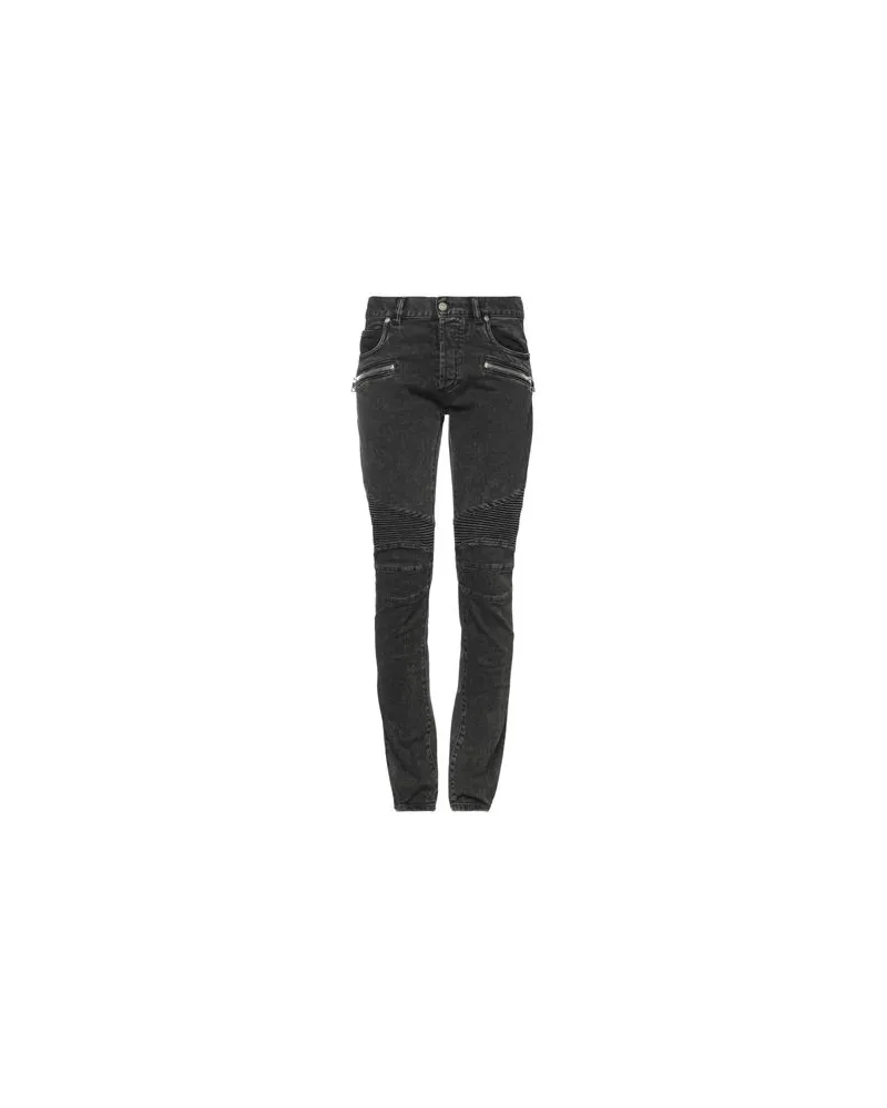 Balmain HOSEN & RÖCKE - Jeanshosenauf YOOX.COM Schwarz