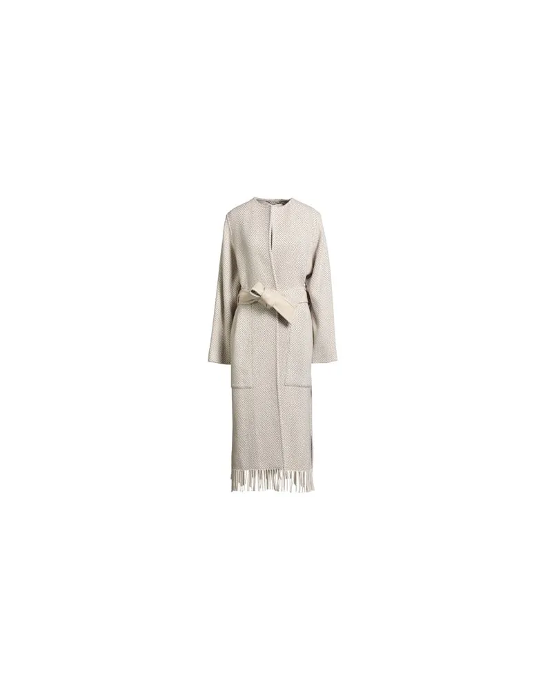 AGNONA JACKEN & MÄNTEL - Mäntelauf YOOX.COM Elfenbein