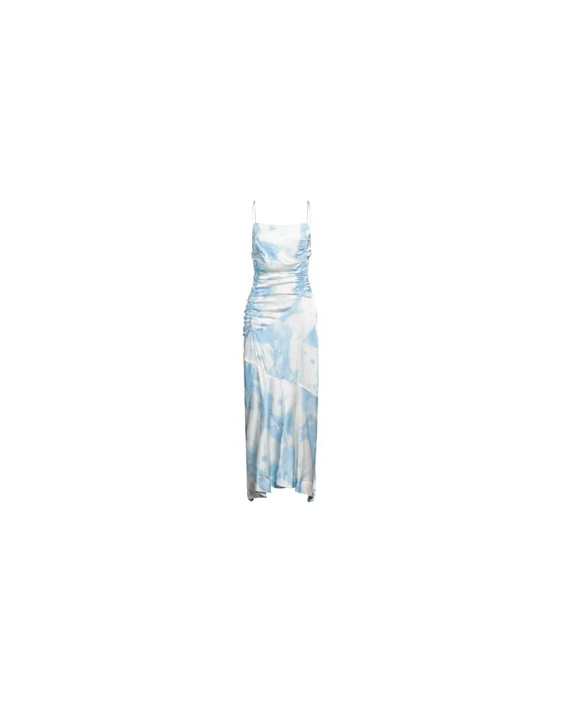 Ganni KLEIDER - Maxi-Kleiderauf YOOX.COM Himmelblau