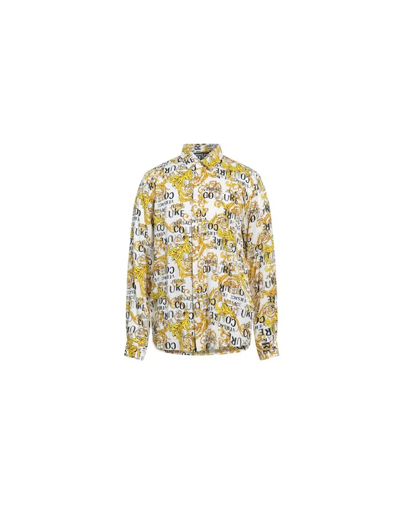 Versace Jeans TOPS - Hemdenauf YOOX.COM Weiß