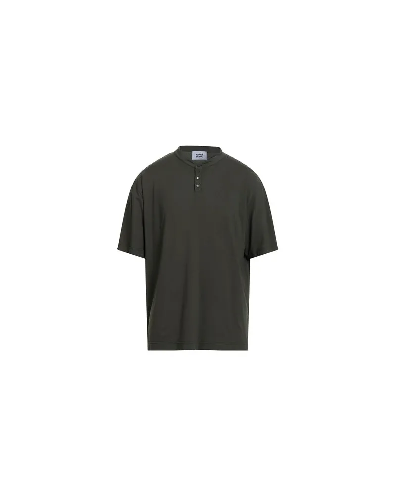 Alpha Studio TOPS - T-shirtsauf YOOX.COM Militärgrün