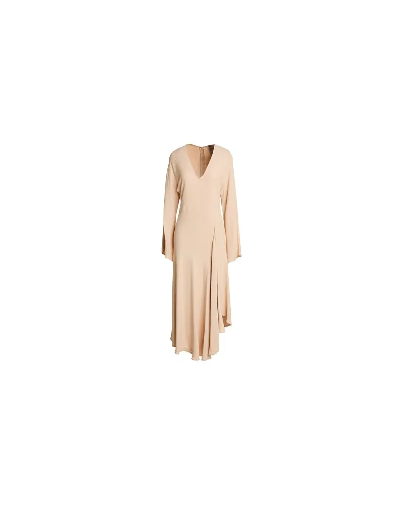 Semicouture KLEIDER - Maxi-Kleiderauf YOOX.COM Beige