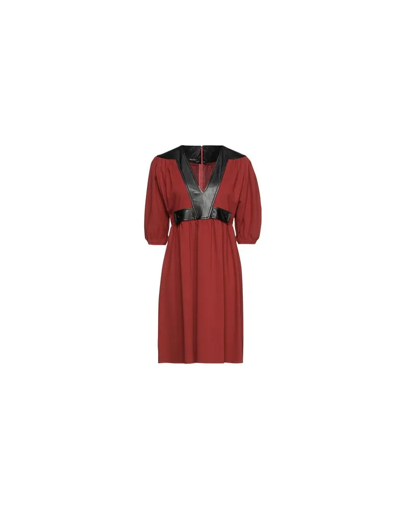 AnnaRita N KLEIDER - Mini-Kleiderauf YOOX.COM Rostrot