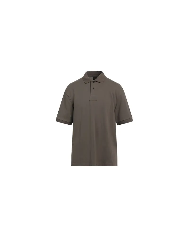 Armani Exchange TOPS - Poloshirtsauf YOOX.COM Khaki