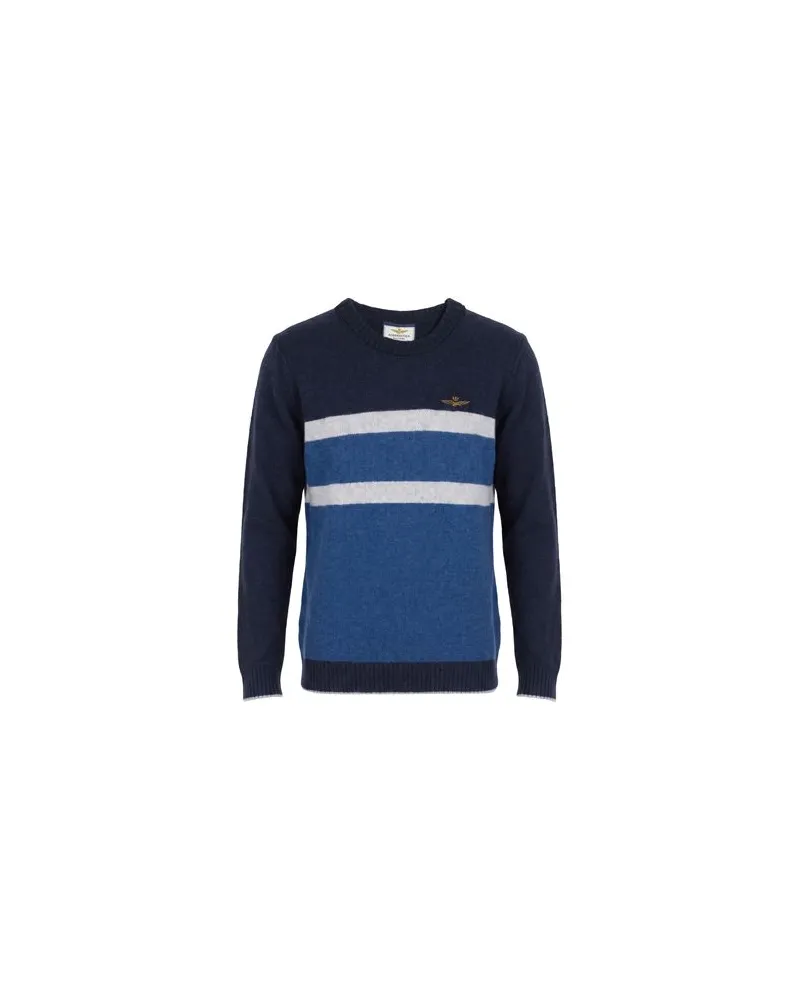 Aeronautica Militare STRICKWAREN - Pulloverauf YOOX.COM Blau