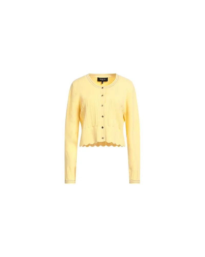 Paule Ka STRICKWAREN - Strickjackenauf YOOX.COM Pastellgelb