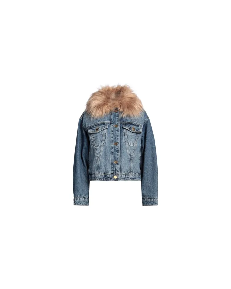 Pinko JACKEN & MÄNTEL - Jeansjacken/Mäntelauf YOOX.COM Blau
