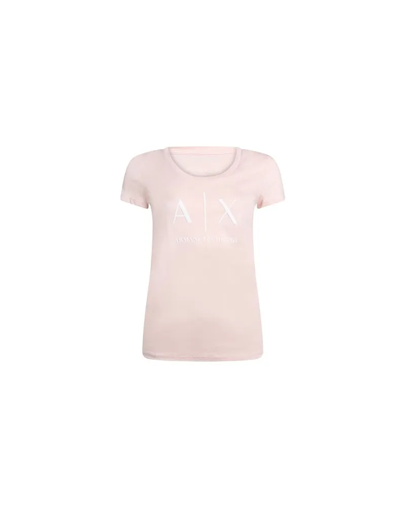 Armani Exchange TOPS - T-shirtsauf YOOX.COM Hellrosa
