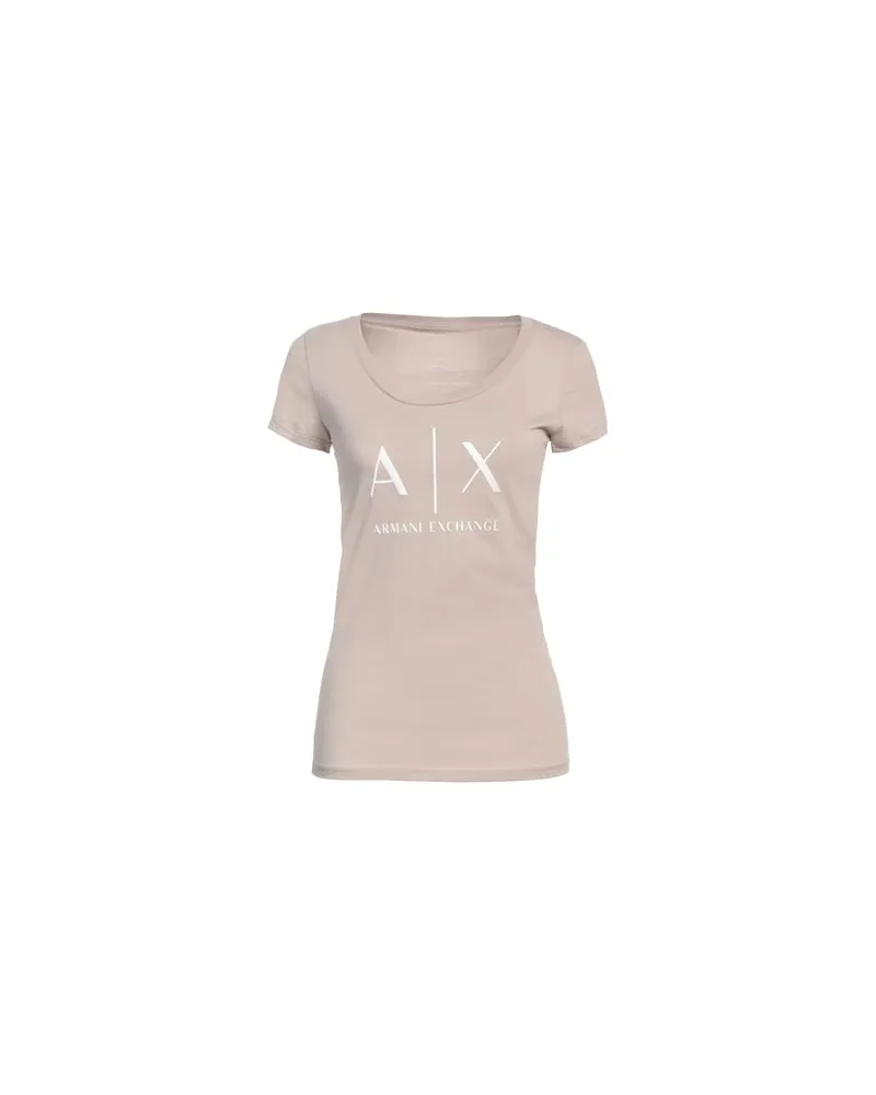 Armani Exchange TOPS - T-shirtsauf YOOX.COM Beige