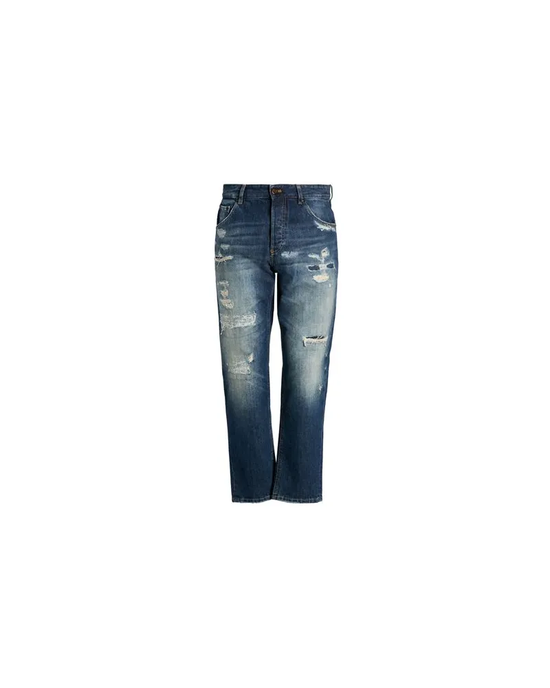 PT TORINO HOSEN & RÖCKE - Jeanshosenauf YOOX.COM Blau