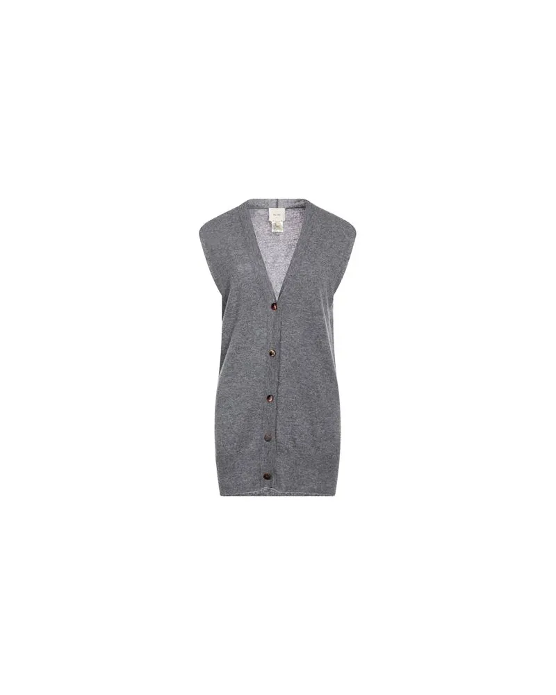 ALYSI CRÈME - STRICKWAREN - Strickjackenauf YOOX.COM Grau