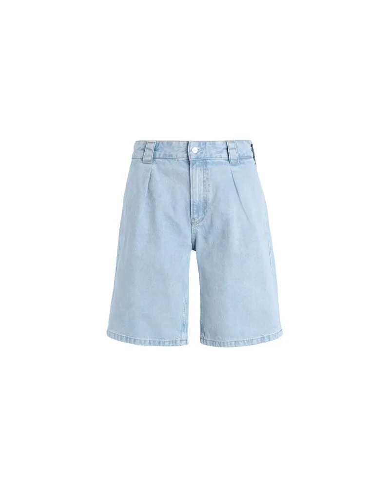 Calvin Klein HOSEN & RÖCKE - Jeansshortsauf YOOX.COM Blau