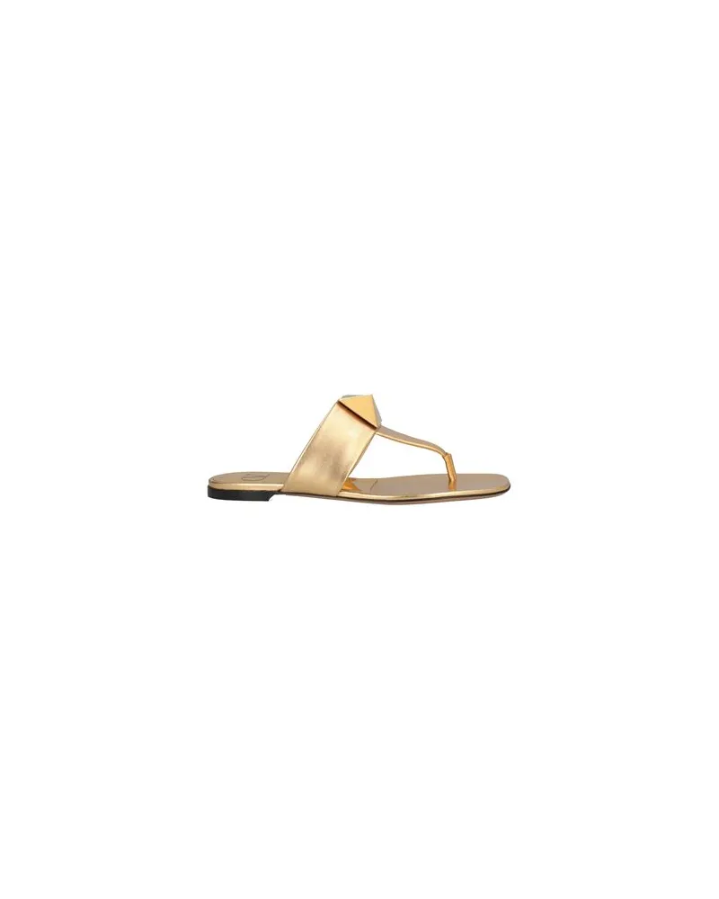 Valentino Garavani SCHUHE - Zehentrennerauf YOOX.COM Gold