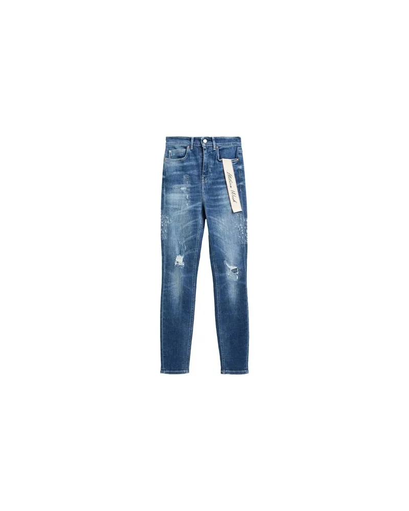 Guess HOSEN & RÖCKE - Jeanshosenauf YOOX.COM Blau