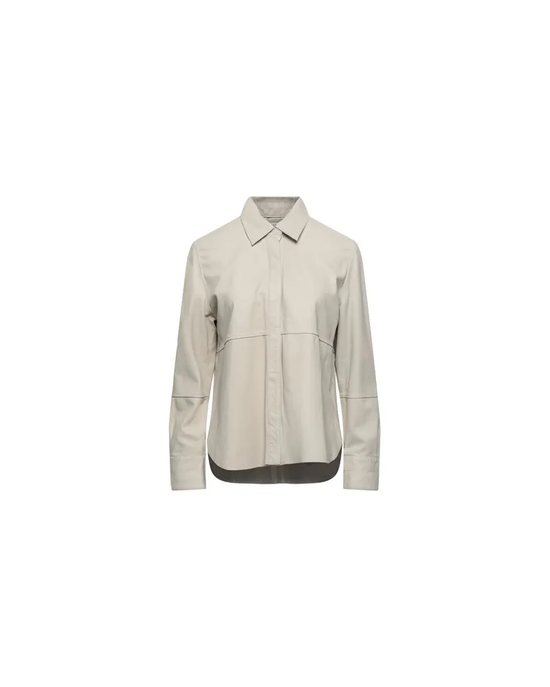 ALYSI CRÈME - TOPS - Hemdenauf YOOX.COM Elfenbein