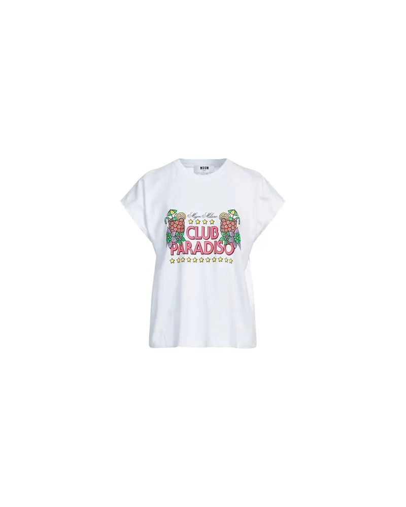 MSGM TOPS - T-shirtsauf YOOX.COM Weiß