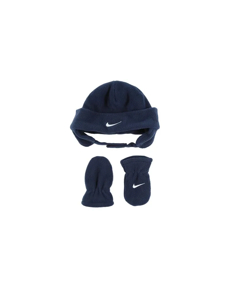 Nike SWOOSH BABY FLEECE CAP  - NEUGEBORENE - Baby-Setsauf YOOX.COM Nachtblau