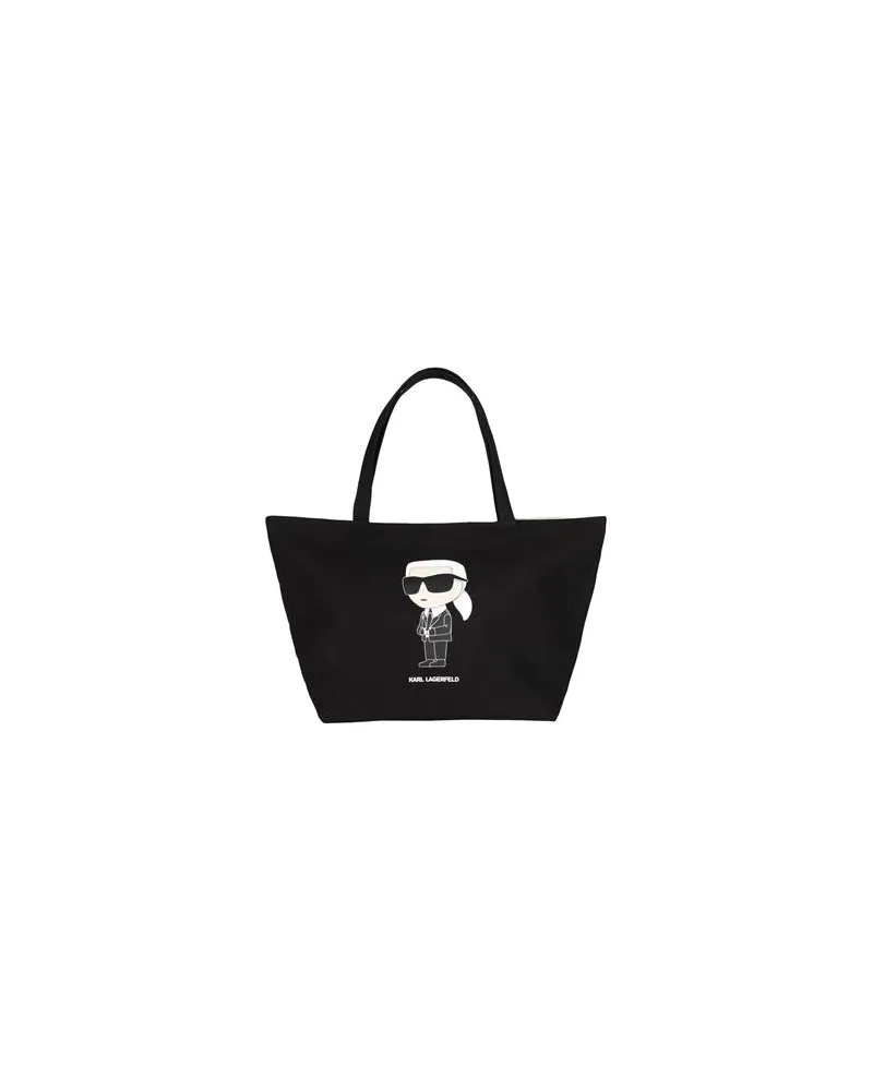 Karl Lagerfeld K/IKONIK 2.0 KARL CANV SHOPPER  - TASCHEN - Handtaschenauf YOOX.COM Schwarz