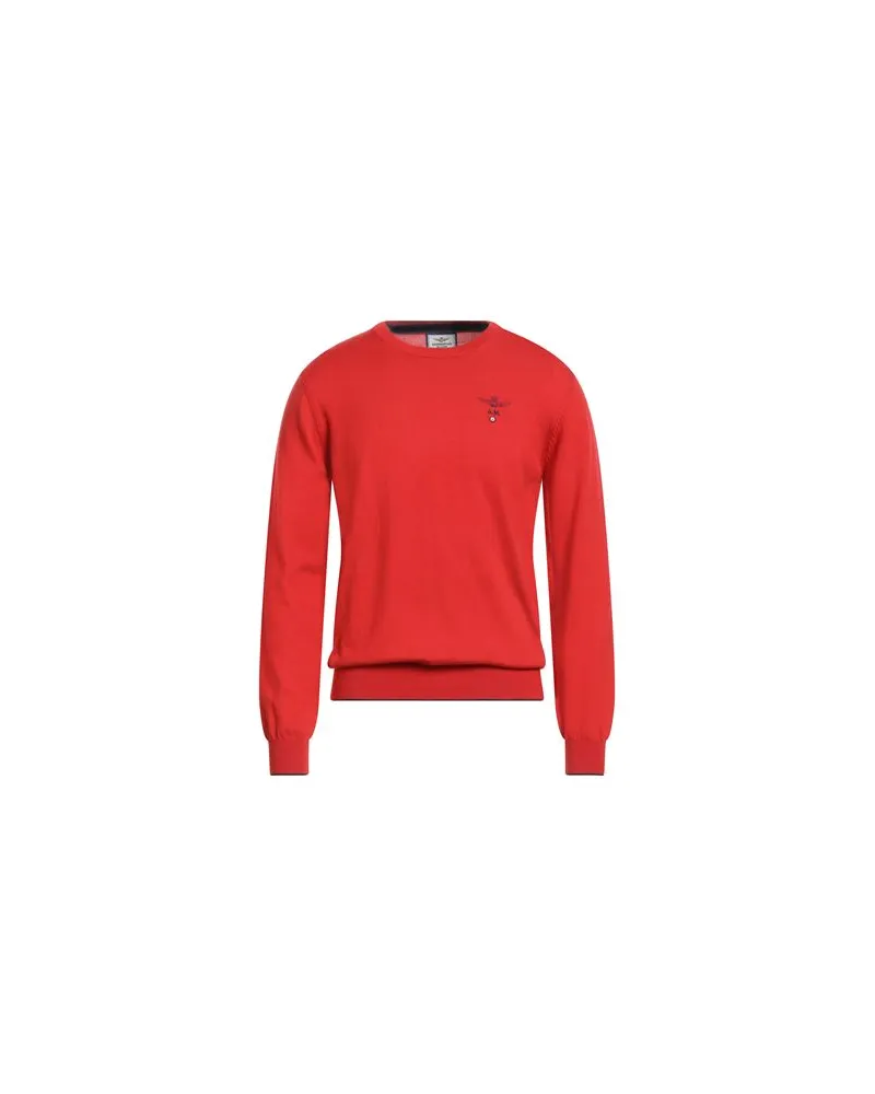 Aeronautica Militare STRICKWAREN - Pulloverauf YOOX.COM Rot