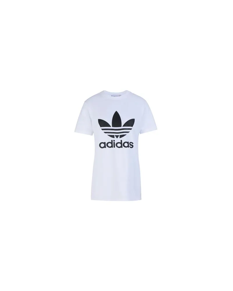 adidas TREFOIL TEE - TOPS - T-shirtsauf YOOX.COM Weiß