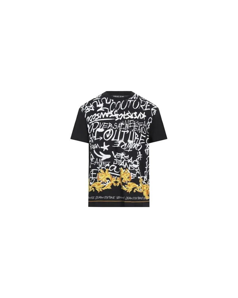 Versace Jeans TOPS - T-shirtsauf YOOX.COM Schwarz