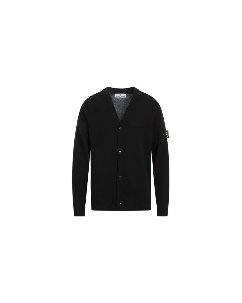 Stone Island STRICKWAREN - Strickjackenauf YOOX.COM Schwarz