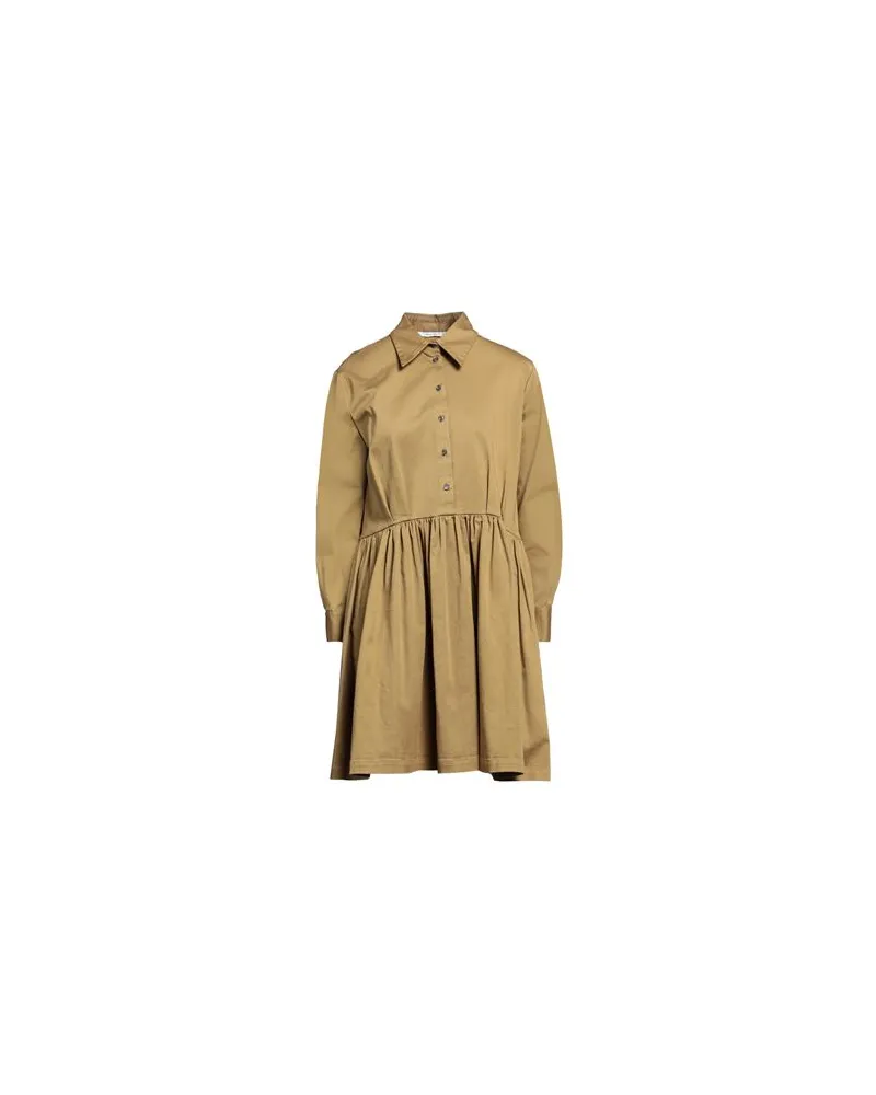 Aglini KLEIDER - Mini-Kleiderauf YOOX.COM Militärgrün