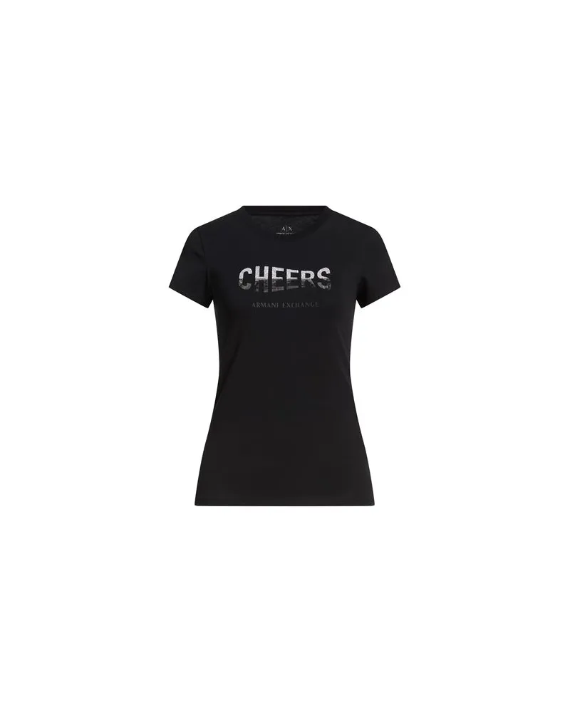 Armani Exchange TOPS - T-shirtsauf YOOX.COM Schwarz
