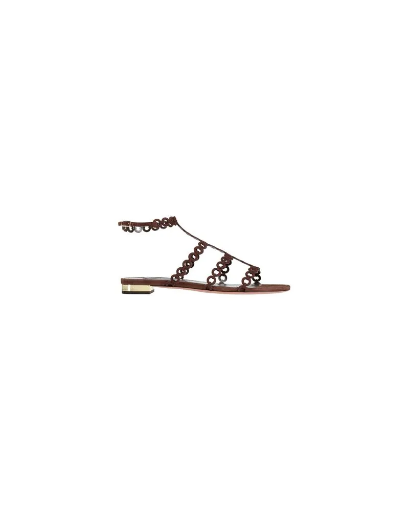 Aquazzura SCHUHE - Sandalenauf YOOX.COM Schokobraun