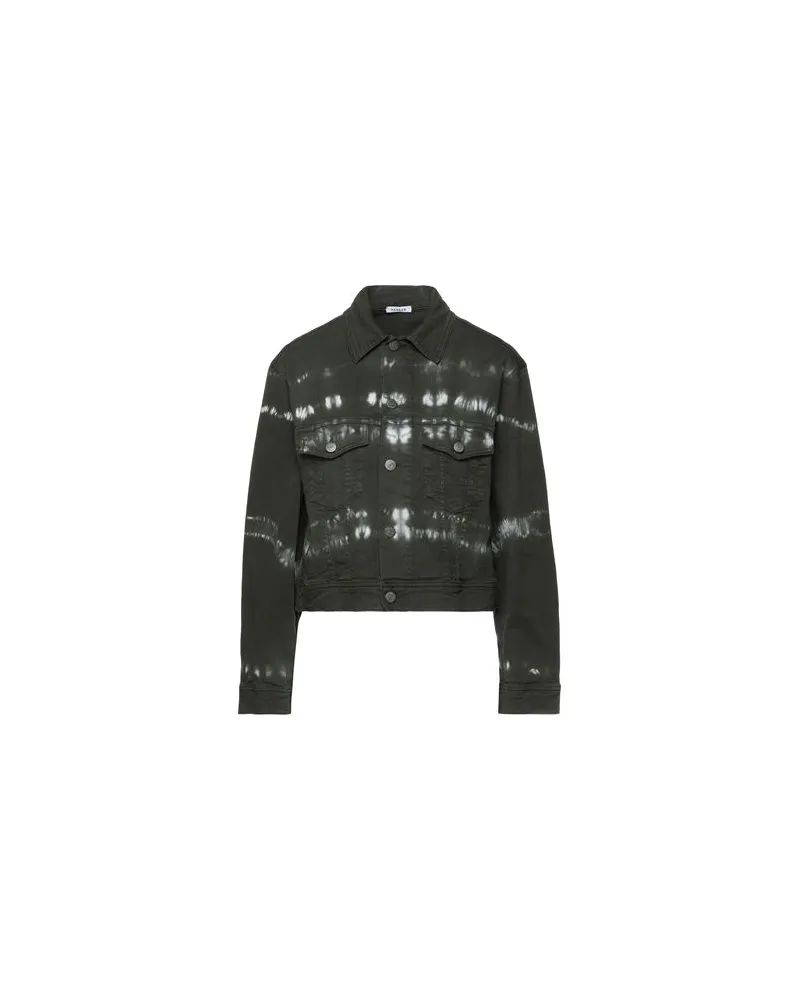 P.A.R.O.S.H. JACKEN & MÄNTEL - Jeansjacken/Mäntelauf YOOX.COM Dunkelgrün