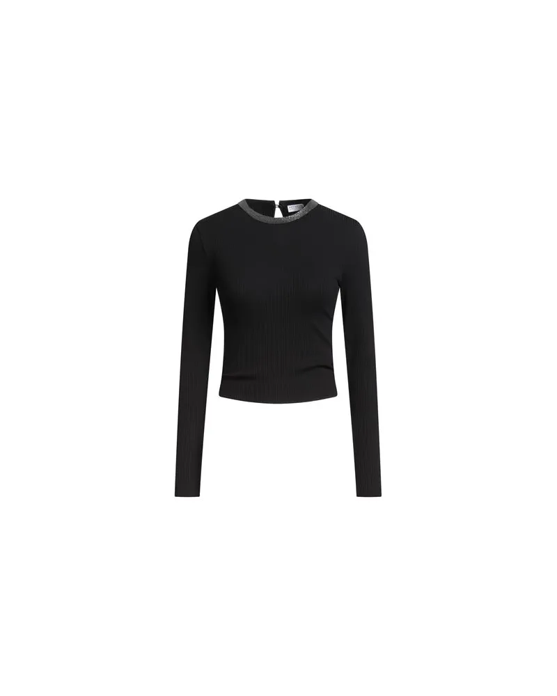 Brunello Cucinelli STRICKWAREN - Pulloverauf YOOX.COM Schwarz