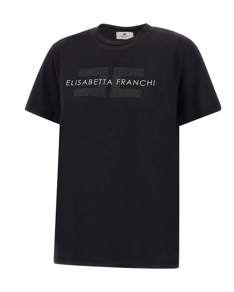 Elisabetta Franchi T-shirts Schwarz