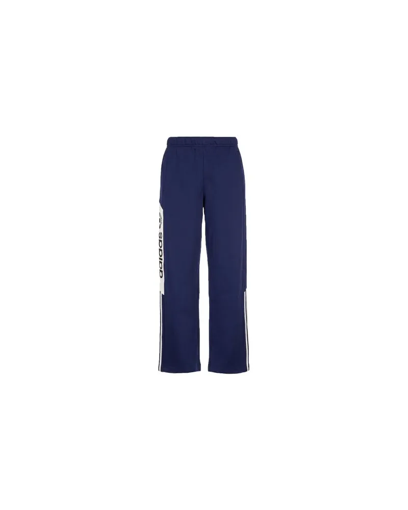 adidas BLOCK SWEATPANT - HOSEN & RÖCKE - Hosenauf YOOX.COM Marineblau