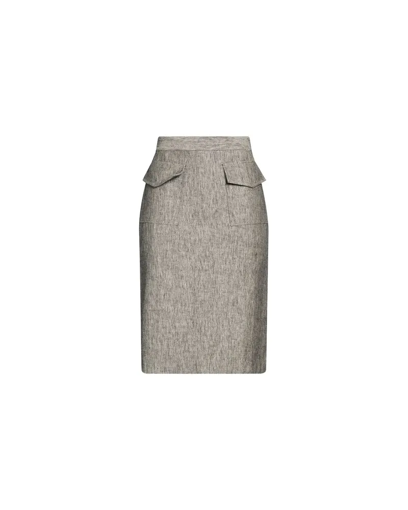 Semicouture HOSEN & RÖCKE - Midi-Röckeauf YOOX.COM Grau