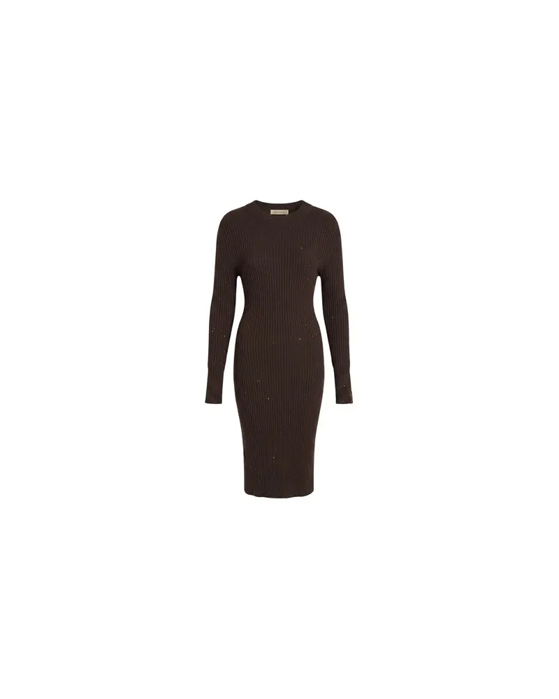 HINNOMINATE KLEIDER - Midi-Kleiderauf YOOX.COM Dunkelbraun